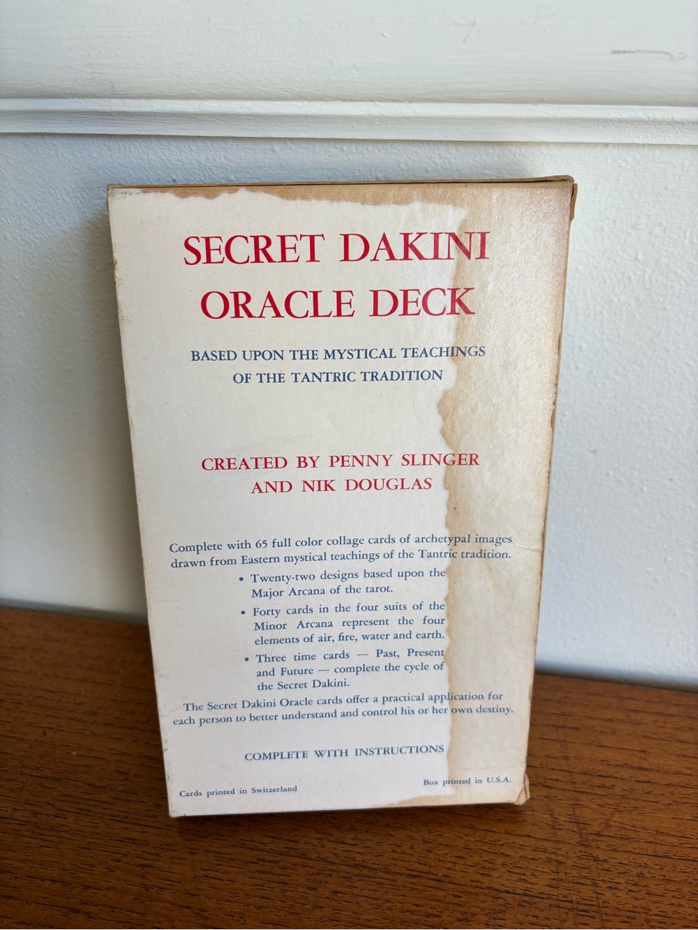 Secret Dakini oracle deck in original box tarot deck tantric surrealist art - Picture 6 of 8